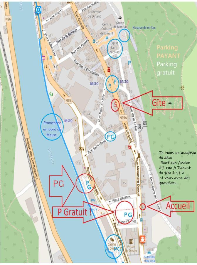 Gite D'Avalon Appartement 5 迪南 外观 照片